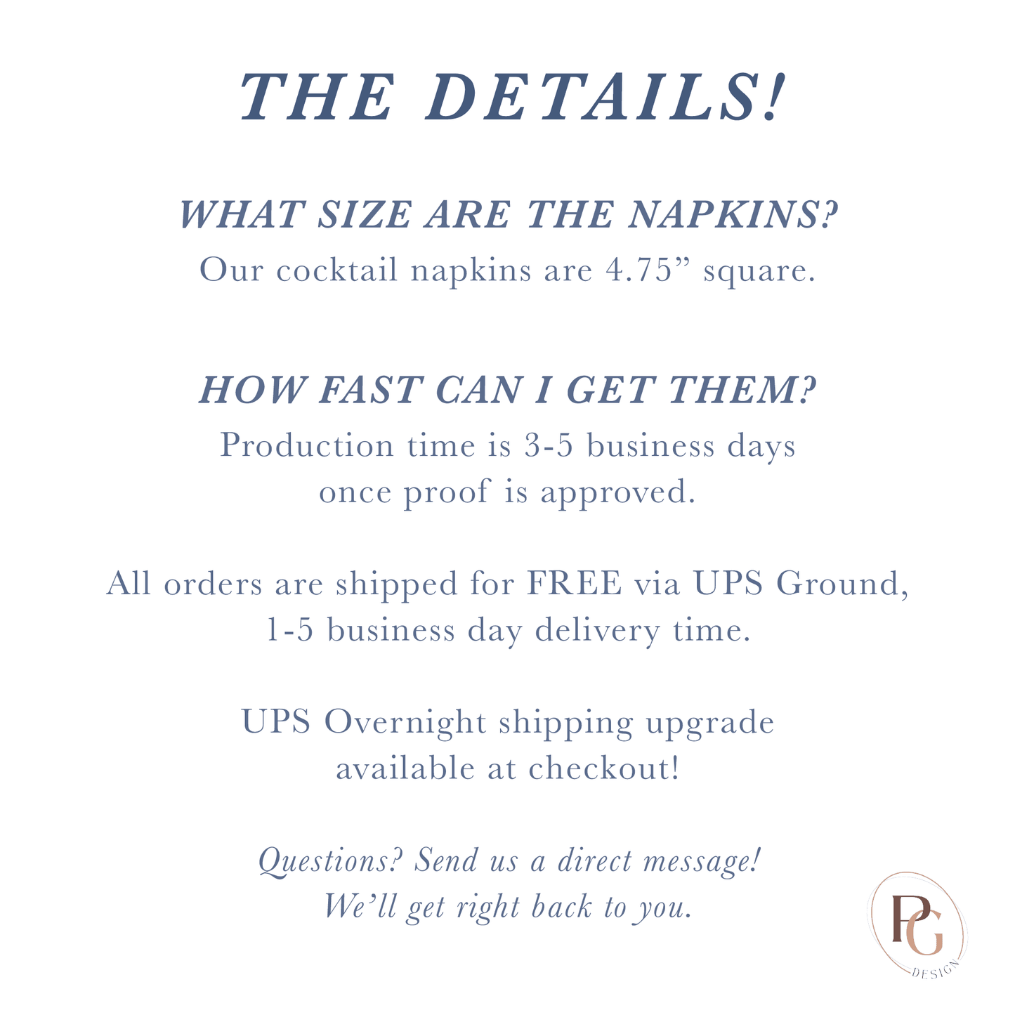 Anniversary Party Cocktail Napkins-Napkins-Personalized Cocktail Napkins-Gold Foil Printing Custom Cocktail Napkins-Plum Grove Design