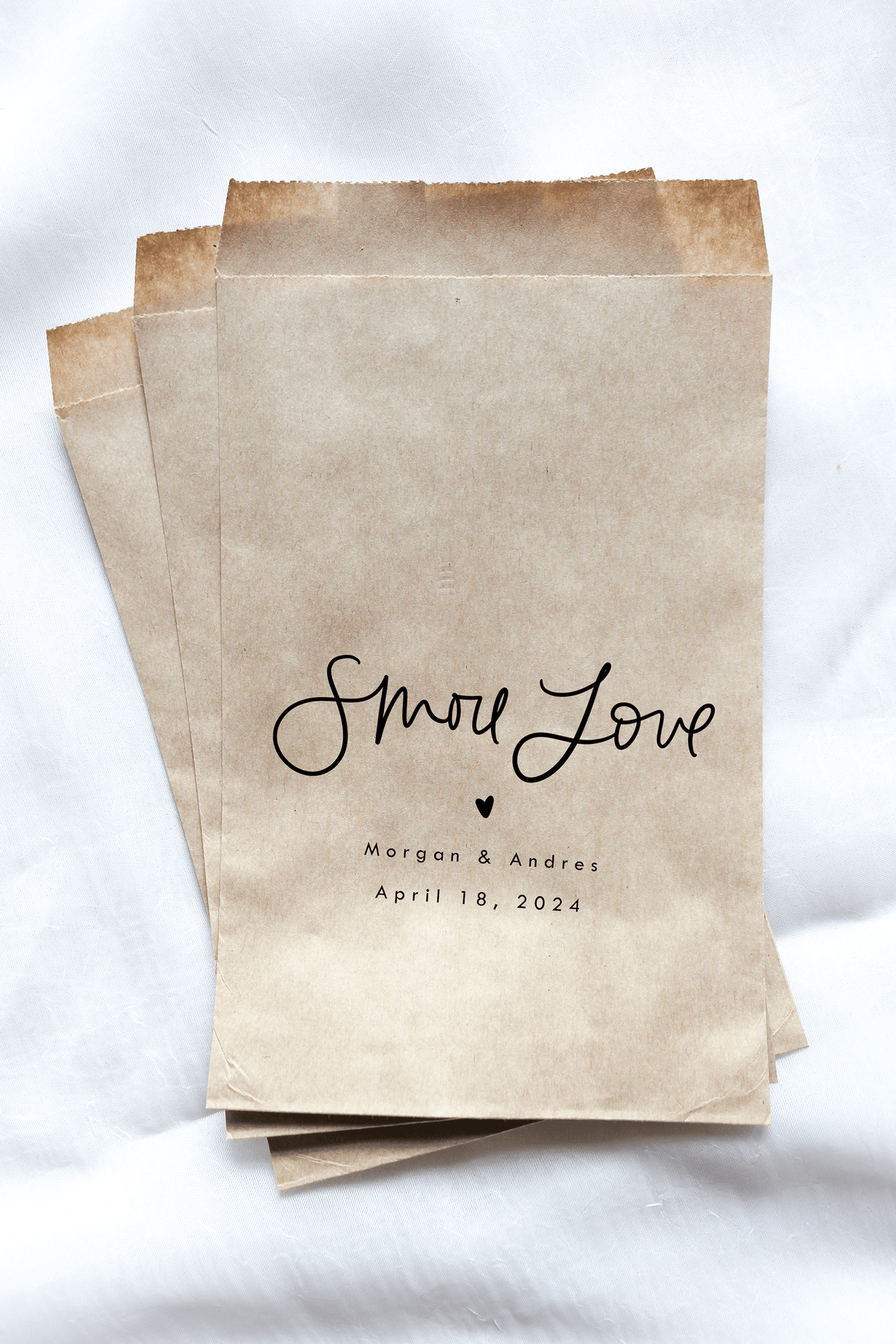 Smore Love Favor Bags - Plum Grove Design
