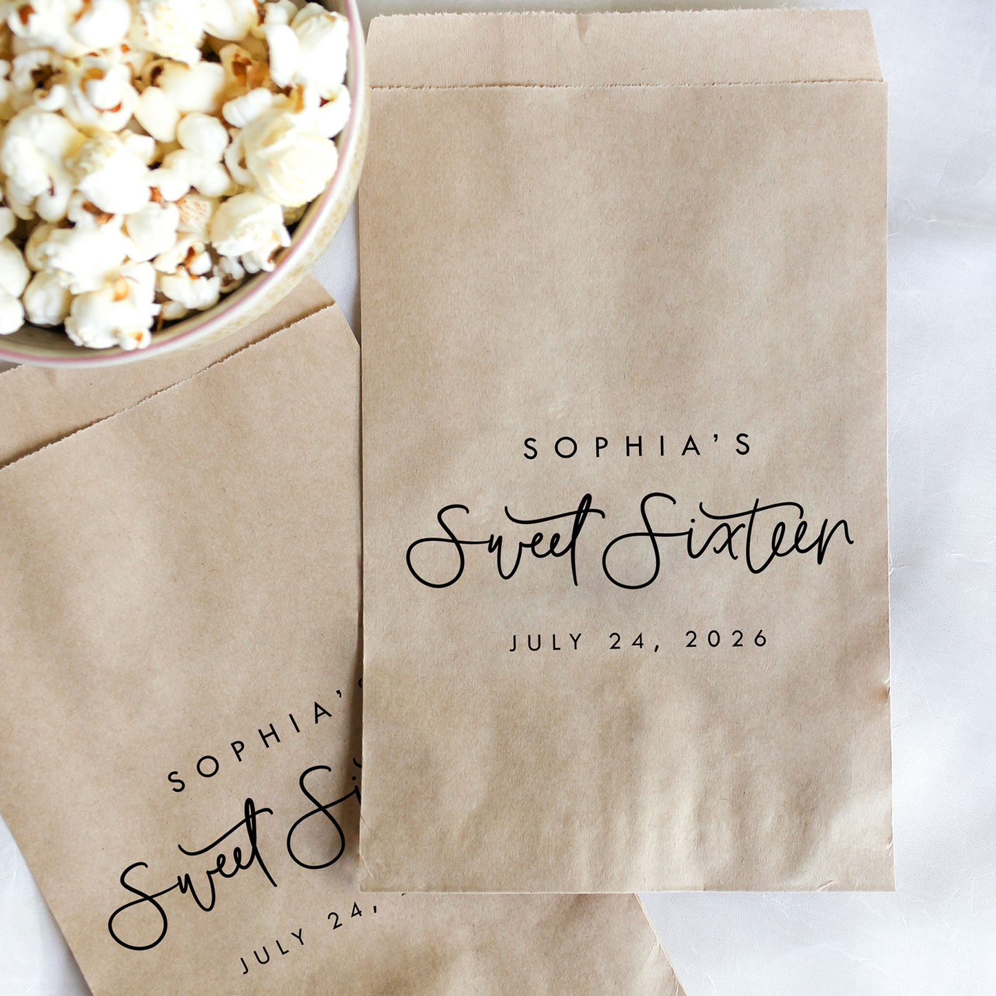 Sweet 16 Party Favor Bags