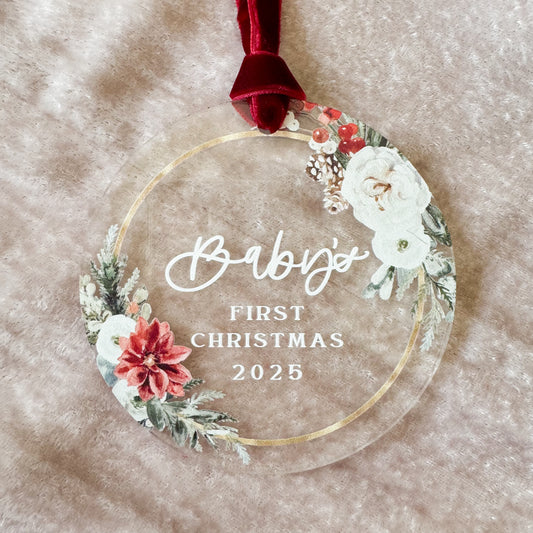 Baby's First Christmas 2025 Ornament