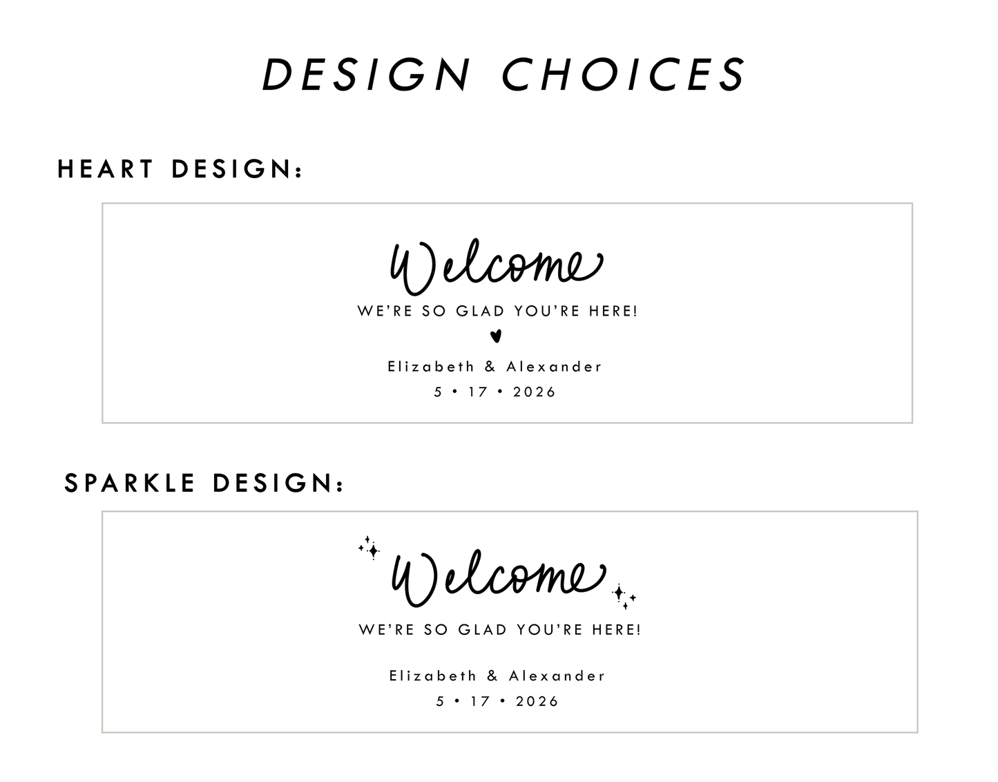 Wedding Welcome Water Bottle Labels