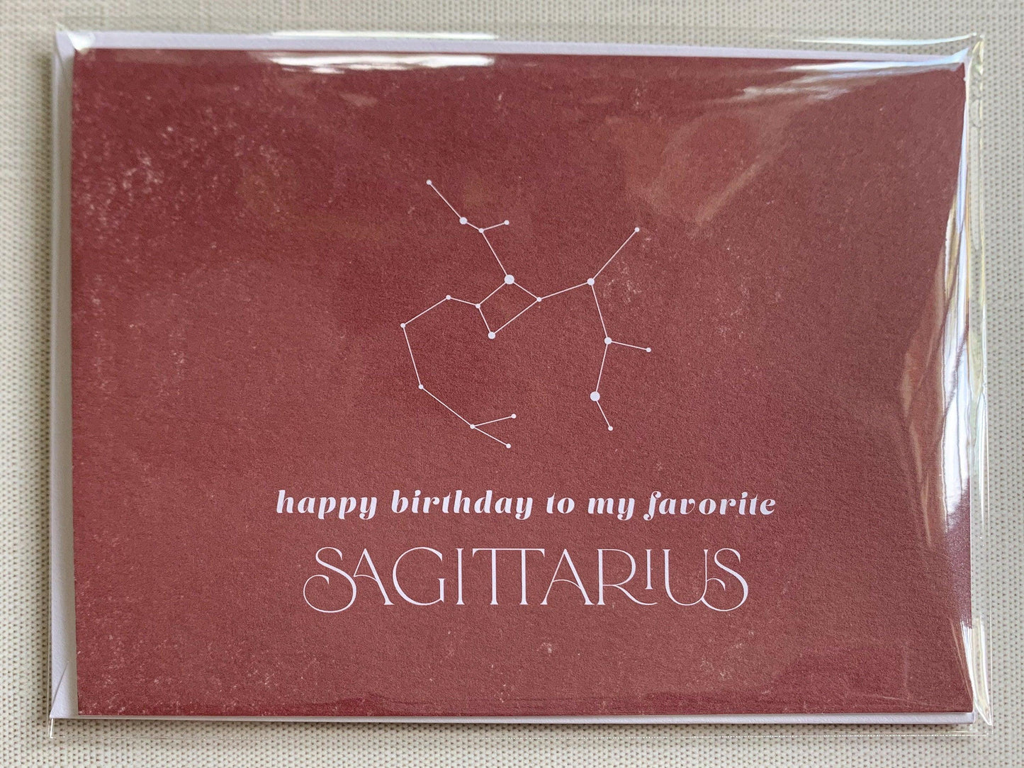 Happy Birthday to My Favorite Sagittarius - Plum Grove Design