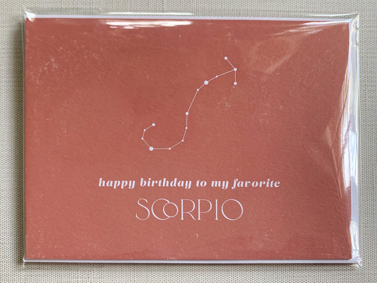 Happy Birthday to My Favorite Scorpio - Plum Grove Design
