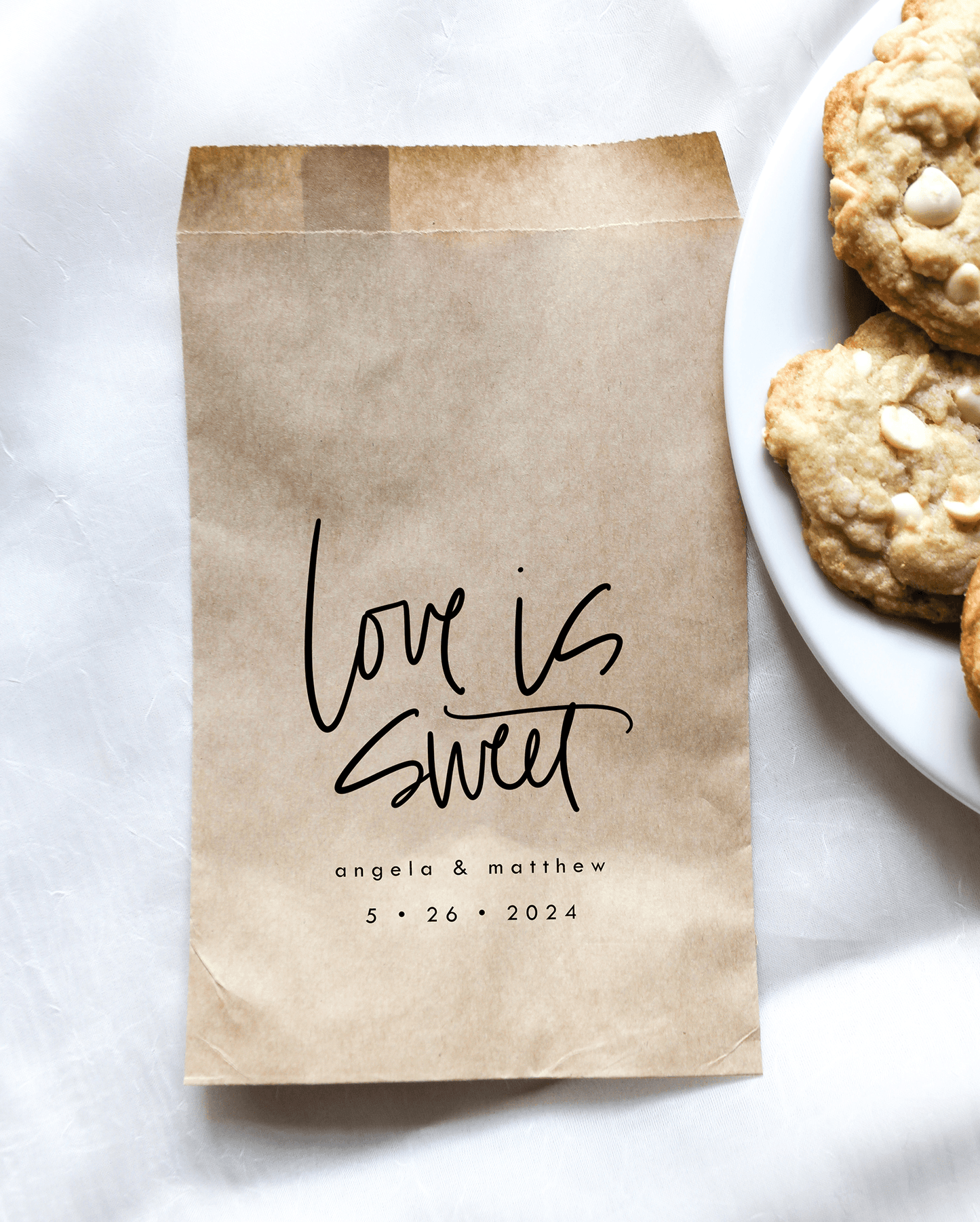 Love is Sweet Favor Bags - Plum Grove Design