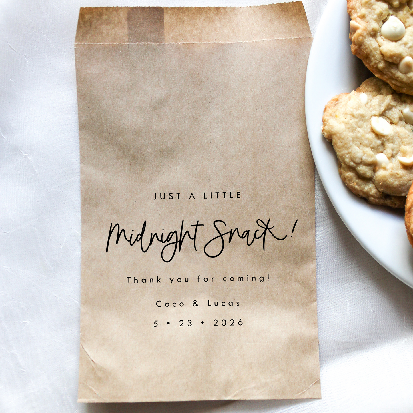 Midnight Snack Favor Bags
