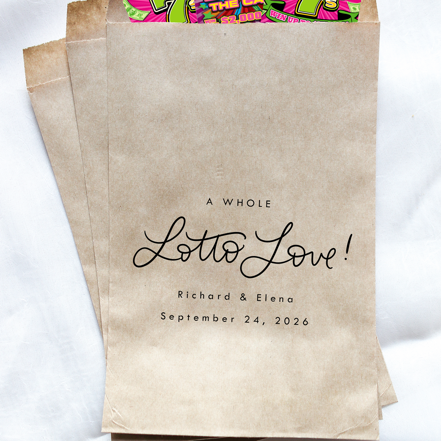 A Whole Lotto Love Favor Bags