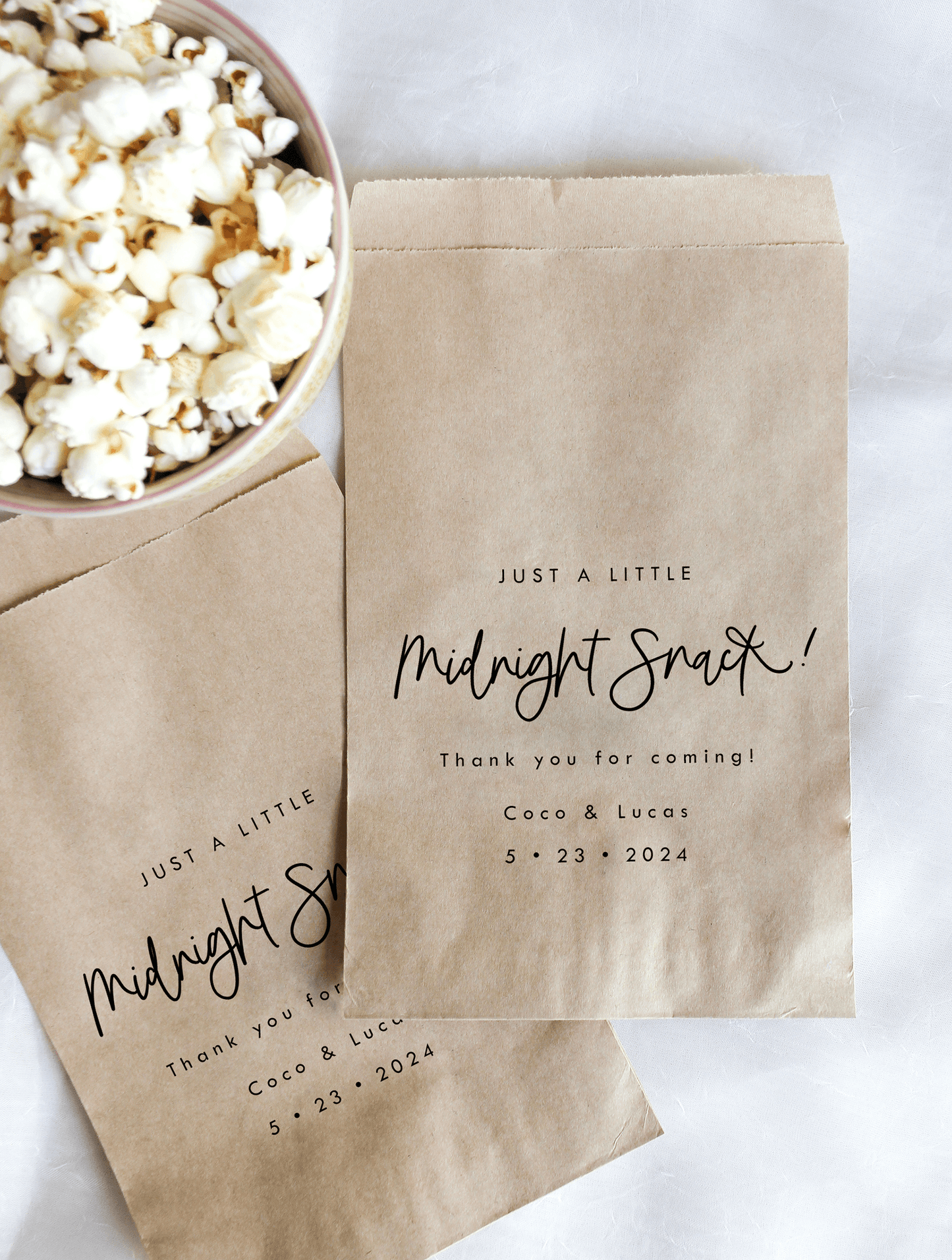 Midnight Snack Favor Bags - Plum Grove Design