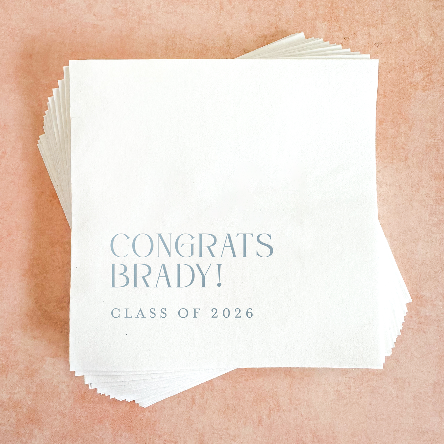 Graduation Party Cocktail Napkins - Congrats