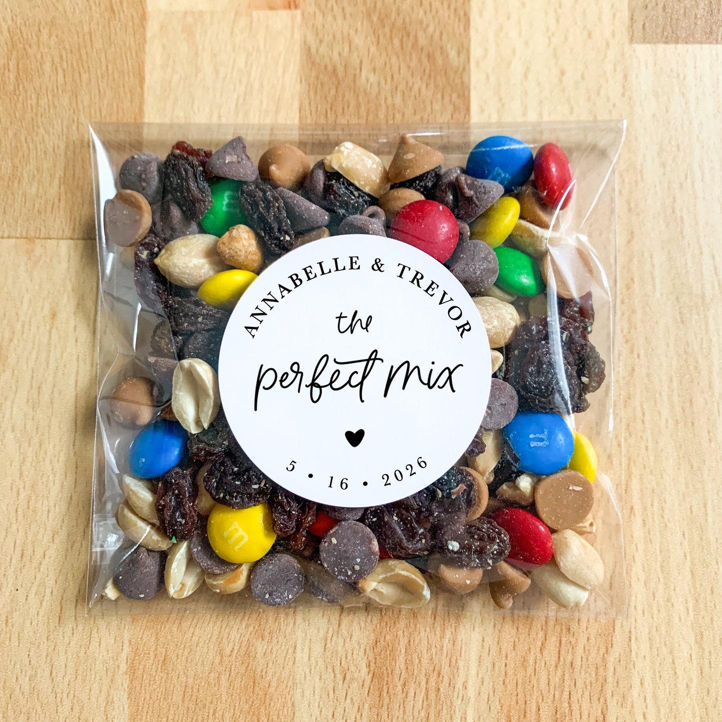 The Perfect Mix Wedding Favor Stickers - Pack of 20