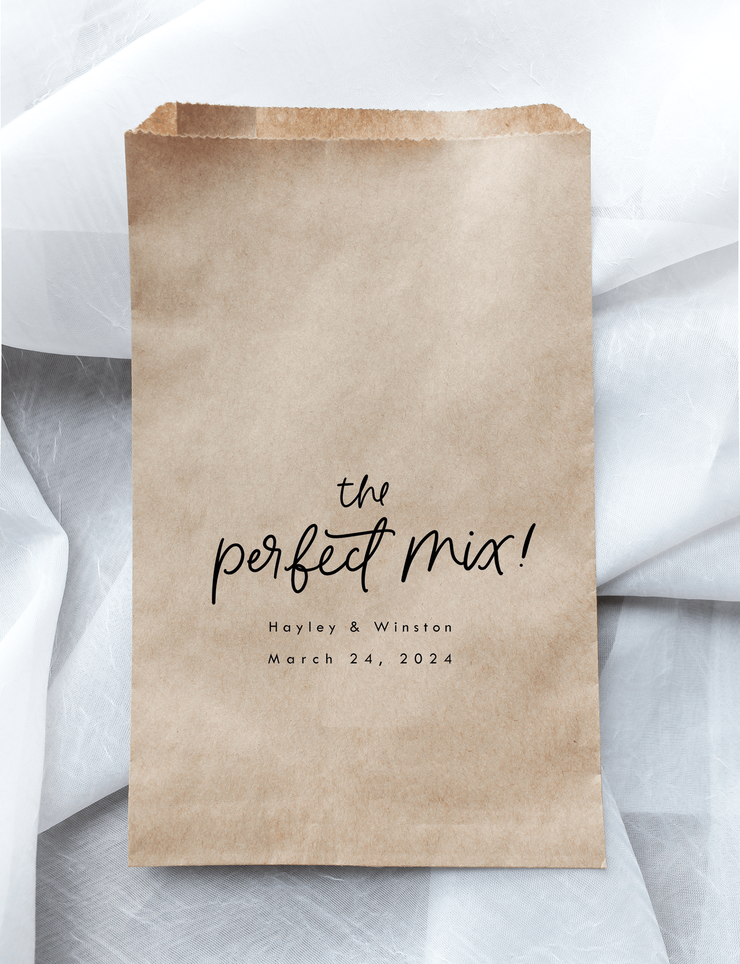 The Perfect Mix! Trail Mix Favor Bags - Plum Grove Design