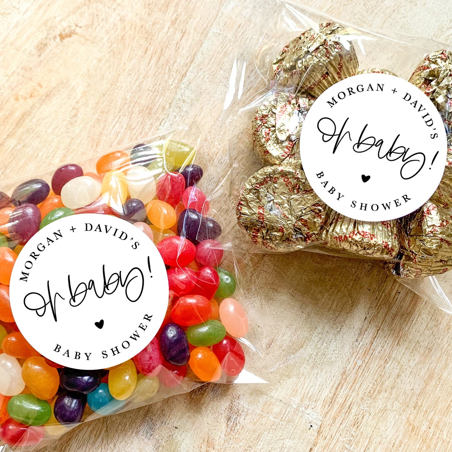 Oh Baby! Personalized Stickers - Pack of 20