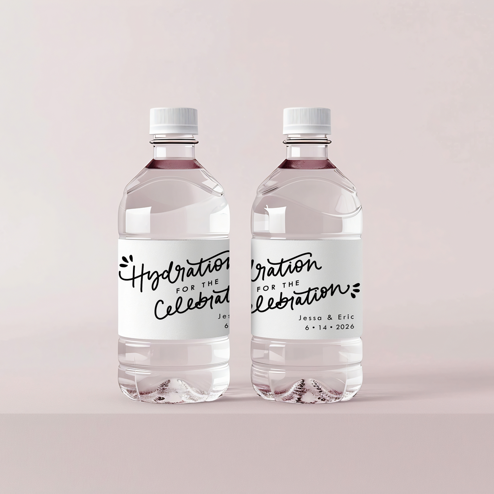 Hydration for the Celebration Personalized Water Bottle Labels for ...