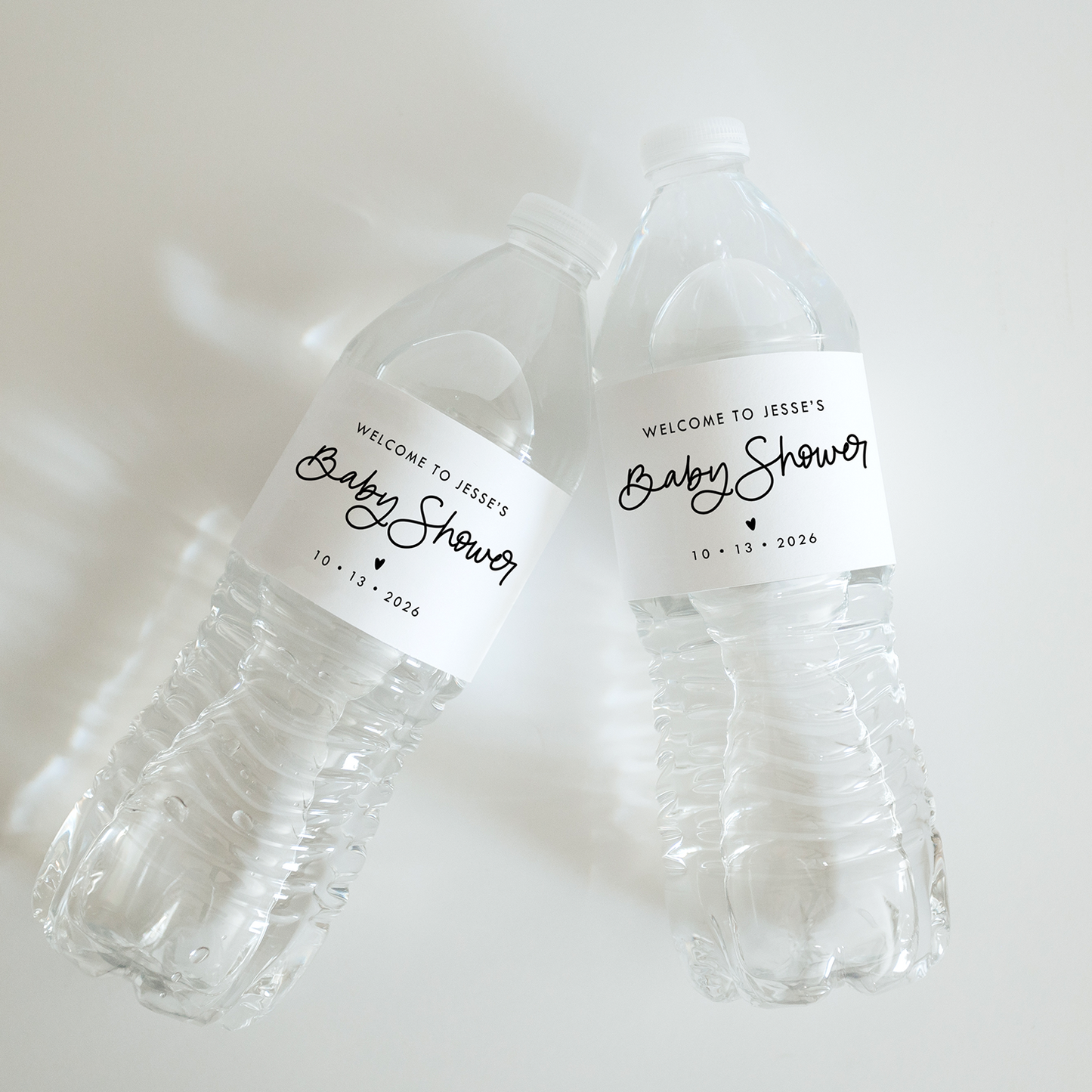 Baby Shower Water Bottle Labels