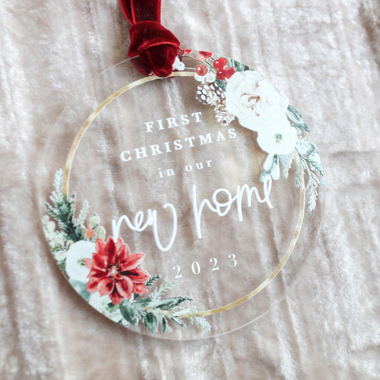 First Christmas in our New Home 2023 Ornament - Plum Grove Design