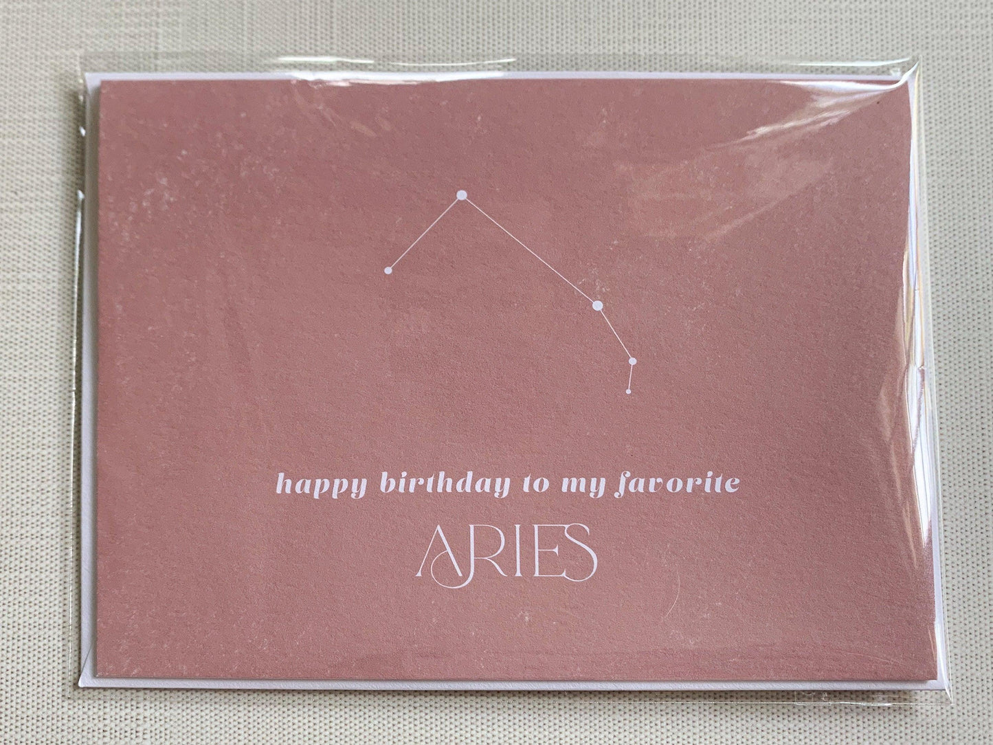 Happy Birthday to My Favorite Aries - Plum Grove Design