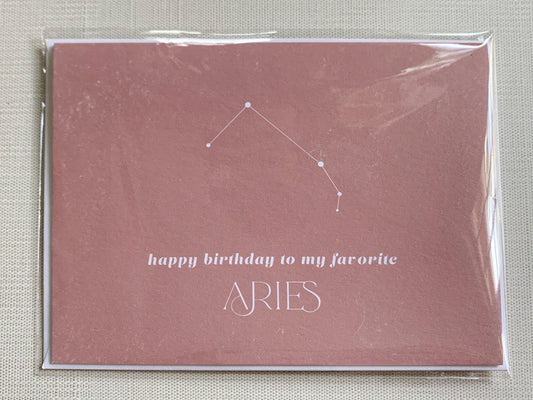 Happy Birthday to My Favorite Aries - Plum Grove Design