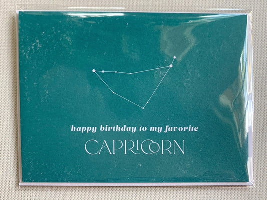 Happy Birthday to My Favorite Capricorn - Plum Grove Design