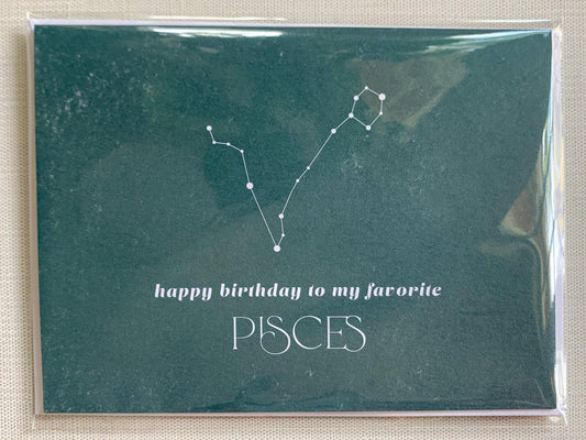 Happy Birthday to My Favorite Pisces - Plum Grove Design